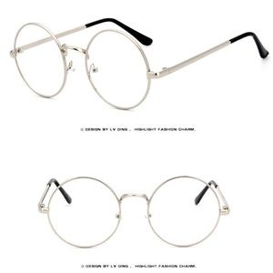 Clear Round Glasses